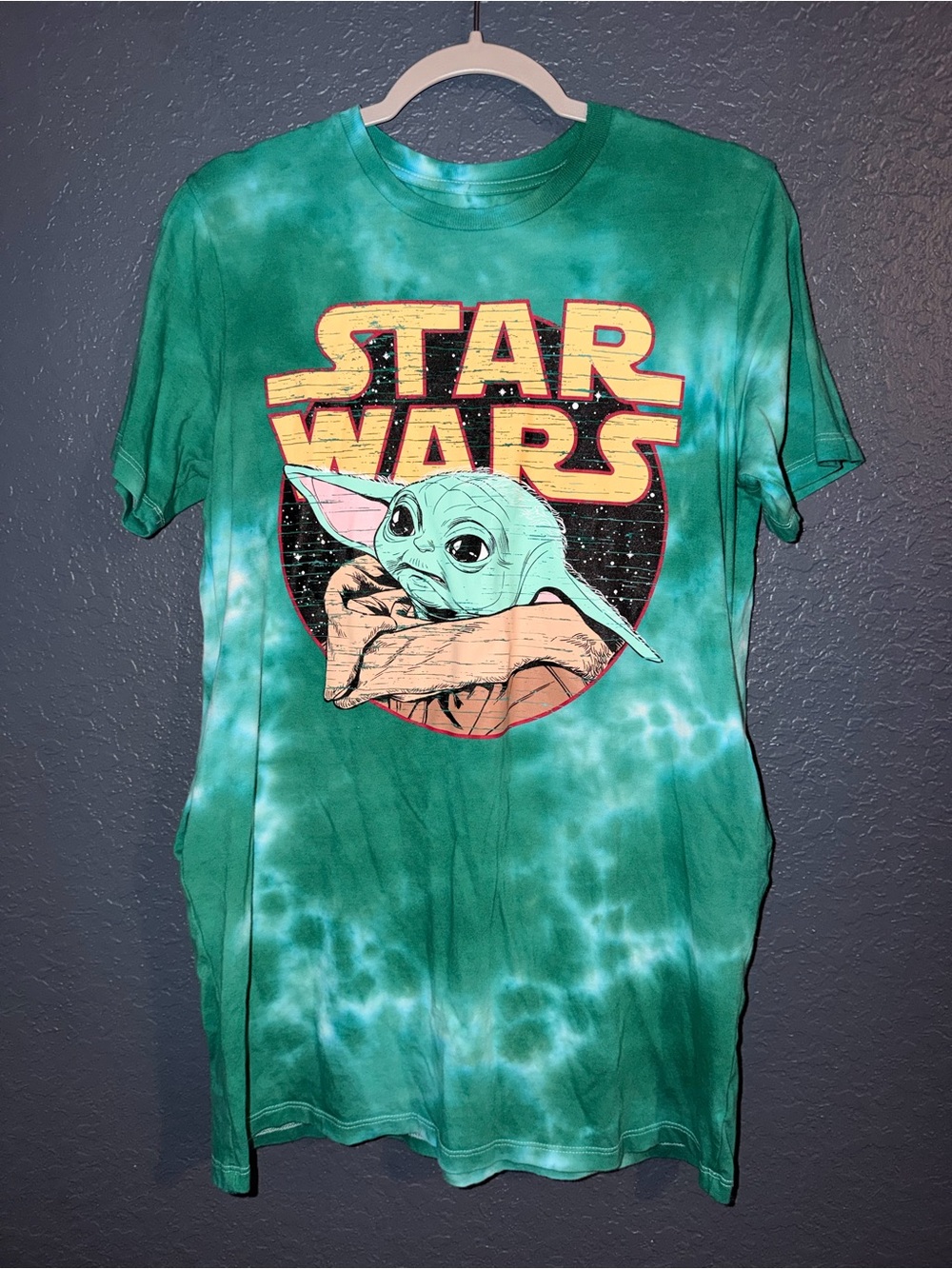 Her Universe Green Tie-Dye Grogu Star Wars Tee Dress